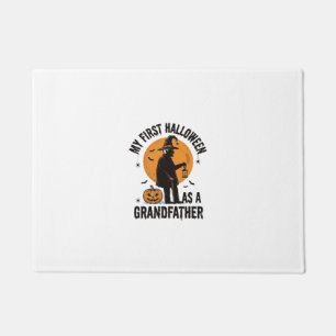 Grandfather Halloween Shirt First Spooky Grandpa_1 Doormat
