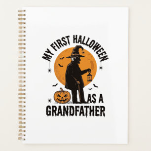 Grandfather Halloween Shirt First Spooky Grandpa_1 Planner