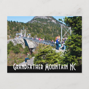 Grandfather Mountain NC Postcard