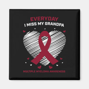 Grandfather Multiple Myeloma Grandpa Blood Cancer Magnet