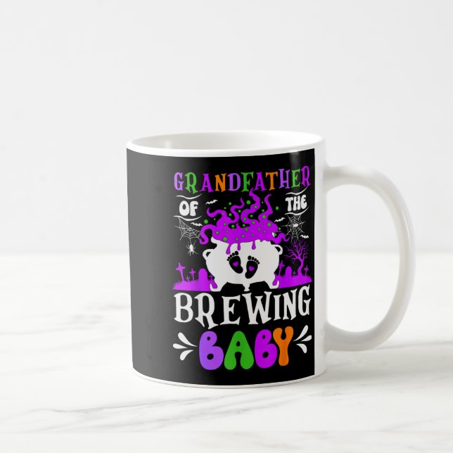 Grandfather Of The Brewing Baby Grandpa To Be Hall Coffee Mug (Right)