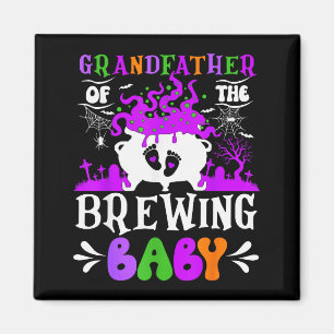 Grandfather Of The Brewing Baby Grandpa To Be Hall Magnet