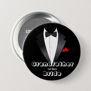Grandfather of the Bride  7.5 Cm Round Badge