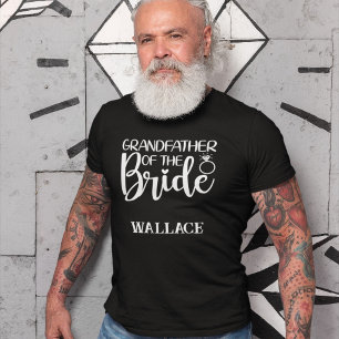 GRANDFATHER of the BRIDE (name) T-Shirt
