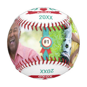 Grandfather Papa Father's Day Gift Photos Baseball