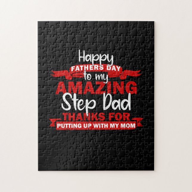 Grandfather Quotes | Amazing Step Daddy Jigsaw Puzzle (Vertical)
