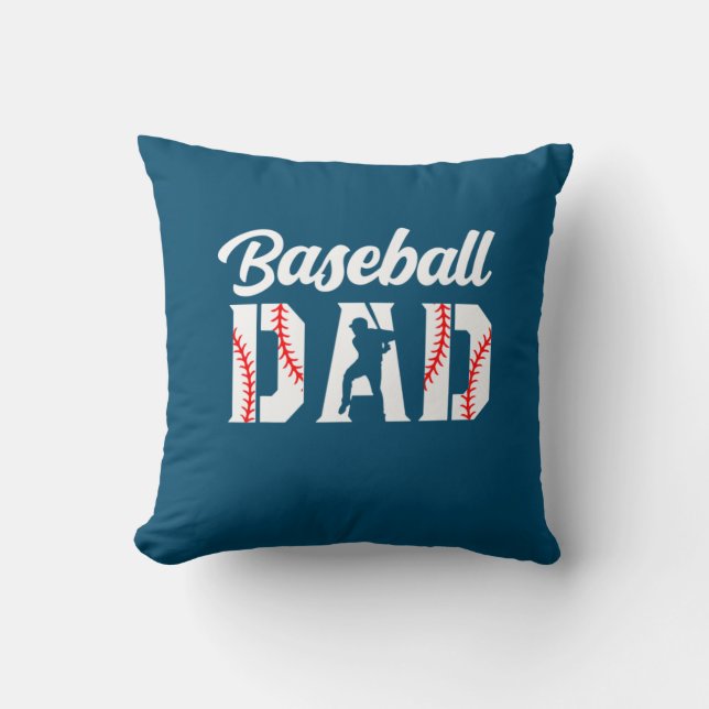 Grandfather Quotes | Baseball Dad Cushion (Front)