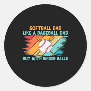 Grandfather Quotes   Baseball Dad Definition Classic Round Sticker