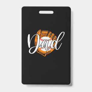 Grandfather Quotes   Baseball Dad ID Badge