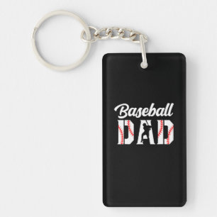 Grandfather Quotes Baseball Dad Key Ring