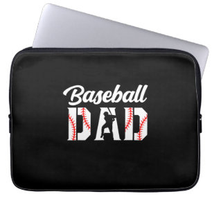 Grandfather Quotes Baseball Dad Laptop Sleeve