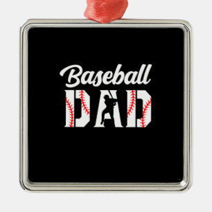 Grandfather Quotes   Baseball Dad Metal Ornament