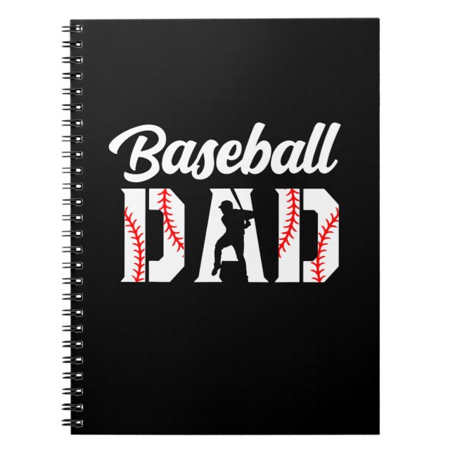 Grandfather Quotes | Baseball Dad Notebook (Front)