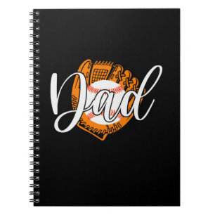 Grandfather Quotes Baseball Dad Notebook