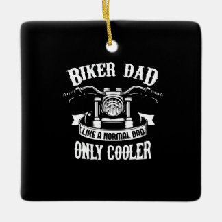 Grandfather Quotes | Best Biker Dad Ceramic Ornament