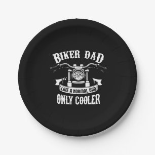 Grandfather Quotes   Best Biker Dad Paper Plate