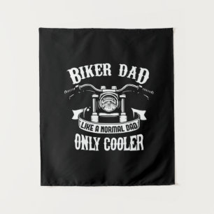 Grandfather Quotes   Best Biker Dad Tapestry