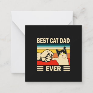 Grandfather Quotes Best Cat Dad Ever Card