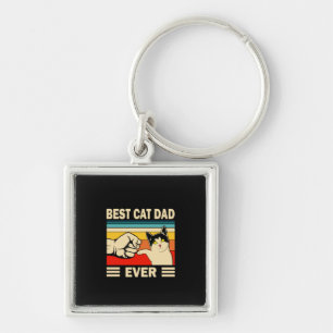 Grandfather Quotes Best Cat Dad Ever Key Ring