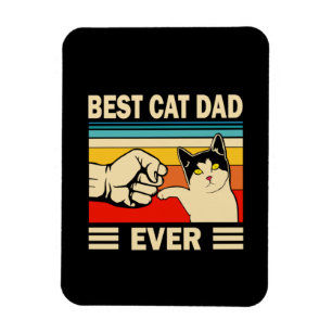 Grandfather Quotes   Best Cat Dad Ever Magnet
