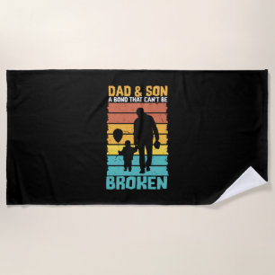Grandfather Quotes   Dad And Son Beach Towel