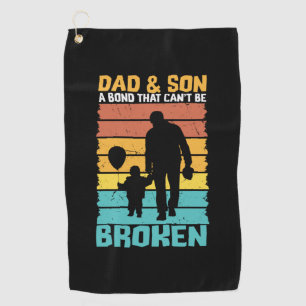 Grandfather Quotes   Dad And Son Golf Towel