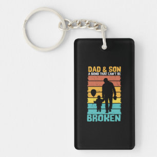 Grandfather Quotes Dad And Son Key Ring