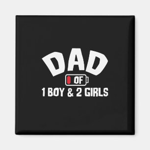 Grandfather Quotes Dad Of One Boy Magnet