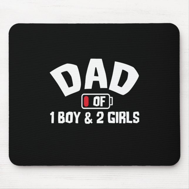 Grandfather Quotes | Dad Of One Boy Mouse Pad (Front)