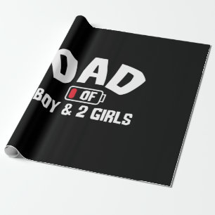 Grandfather Quotes   Dad Of One Boy Wrapping Paper