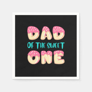 Grandfather Quotes Dad Of The Sweet One Napkin