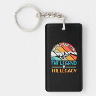 Grandfather Quotes   Father And Son The Legend Key Ring