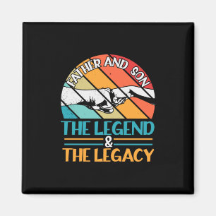 Grandfather Quotes Father And Son The Legend Magnet