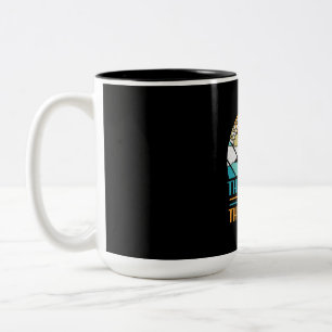 Grandfather Quotes Father And Son The Legend Two-Tone Coffee Mug