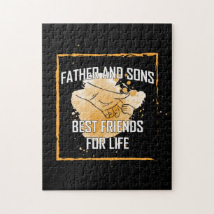 Grandfather Quotes   Father And Sons Best Friend Jigsaw Puzzle