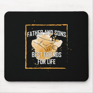 Grandfather Quotes Father And Sons Best Friend Mouse Pad