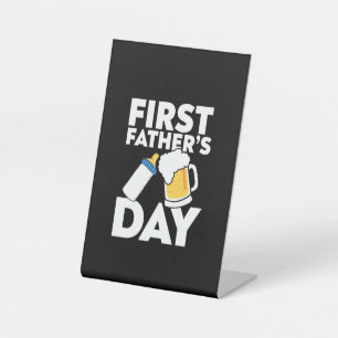 Grandfather Quotes   First Father's Day Pedestal Sign