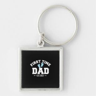 Grandfather Quotes First Time Dad 2022 Key Ring