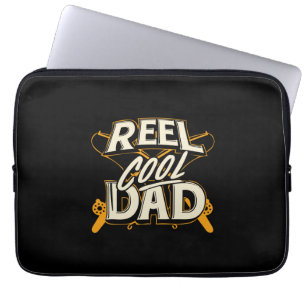 Grandfather Quotes Fishing Cool Dad Laptop Sleeve