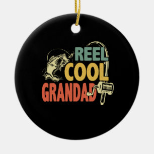 Grandfather Quotes   Fishing Cool Grandad Ceramic Ornament