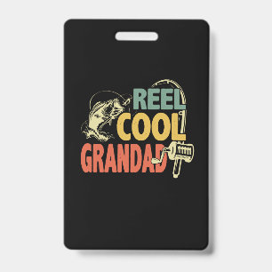 Grandfather Quotes   Fishing Cool Grandad ID Badge