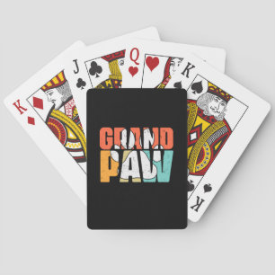Grandfather Quotes   Grandpaw Dog Playing Cards