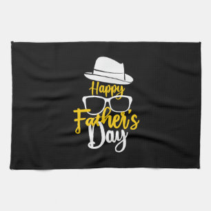 Grandfather Quotes Happy Father Day Tea Towel