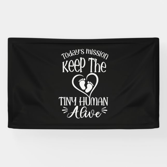 Grandfather Quotes | Keep The Tiny Human Alive Banner (Horizontal)