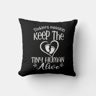 Grandfather Quotes Keep The Tiny Human Alive Cushion