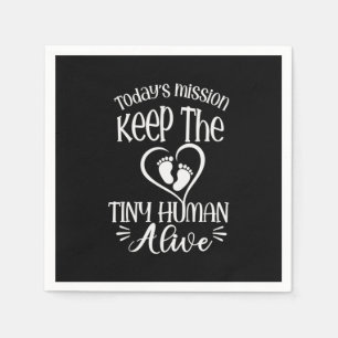 Grandfather Quotes Keep The Tiny Human Alive Napkin