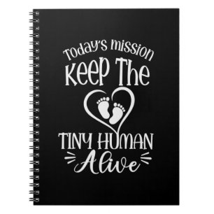 Grandfather Quotes Keep The Tiny Human Alive Notebook
