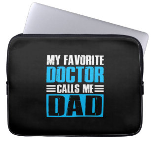 Grandfather Quotes My Favourite Doctor Calls Me Da Laptop Sleeve