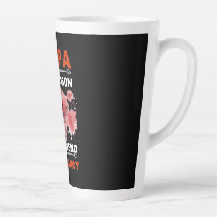 Grandfather Quotes Papa And Grandson Latte Mug