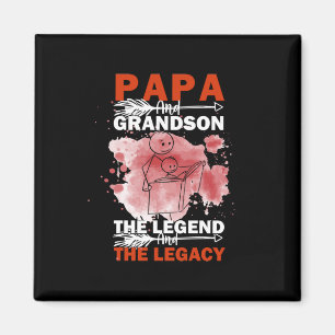 Grandfather Quotes   Papa And Grandson Magnet